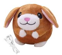 BEAHING Jouet interactif pour Chien, Son rebondissant, Balle Active, Rechargeable par USB, Dessin animé, Boule Auto-Mobile, Lavable