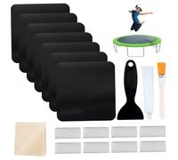BEAHING Kit de réparation de Patchs de Trampoline, plaques de réparation de Trampoline Auto-adhésives à 4x4I