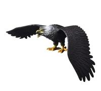 BEAHING Le leurre de Hibou pour effrayer Les Oiseaux à 15 '' Fake Owl Bird Deternts Status de Chouette Volante avec des Cordes suspendues, des Pics réalistes Dissuader la Chouette décor