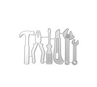 BEAHING Machine-outils Dies Dies Die Couts Scrapbooking Supplies Kit Dies en métal pour la carte d'artisanat Paper Faire du bricolage 1set, Machine Tool Dies Dies