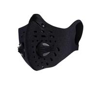 BEAHING Masque à poussière en carbone activé, masque à visage noir réutilisable Filtrat PM2,5 Masque Masque de pollution pour le gymnase, la course, le vélo, les activités de plein air