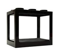 BEAHING Mini Aquarium empilable en Acrylique, Petit Bol à Poisson décoratif pour Bureau, décor de Table à thé