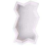 BEAHING Moule à béton de Chemin réutilisable - Briques de Ciment à Trois Vagues Pavage Outil Fabrication Routes Bricolage