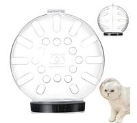 BEAHING Museau de Chat, Bouche de Bulle de Chat Transparent avec Trou Respirant, Casque de Chat en Plastique Anti-Mors