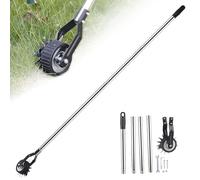 BEAHING Outil de Coupe-Bordure Manuel de 67.3 Pouces, Coupe-Bordure Rotatif avec poignée et Roue en Acier Inoxydable pour Trottoir, Cour