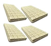 BEAHING Paquet de 200 Cubes de Laine Roche 1 Pouce, dosettes Plantation hydroponiques avec Trous - pour la Germination des graines, Bouchons démarrage graines Culture Hors Sol, Taille Moyen