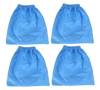 BEAHING Paquet de 4 Accessoires de Sac filtrant en Textile compatibles avec Les pièces d'aspirateur MV1 WD1 WD2 WD3