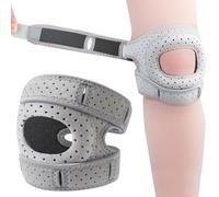 BEAHING Patella Knee Abrace, plaque de tendon rotulien réglable PADION SILICONE intégré, stabilisateur du genou respirant pour femmes hommes adultes courir, basket-ball, sports, bretelles Patella