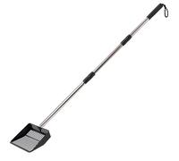 BEAHING Pelle Amovible en Acier Inoxydable avec Manche Long, Outil de Nettoyage Robuste pour Accessoires de poulailler