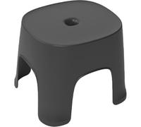 BEAHING Petit Tabouret en Plastique, 8,1x7,7x6,3 Pouces, Multifonctionnel pour la Cuisine, Salle de Bain, Salon, Noir