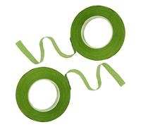 BEAHING Ruban à tige florale pour fleuriste, rubans auto-adhésifs verts, fournitures de fleurs DIY, 2 pièces, Style 3