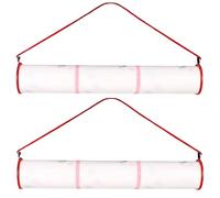 BEAHING Ruban adhésif Anti-Mouches, 2 Rouleaux de Papier Collant de 13, 12 Pieds, Rouleau piège à Suspendre Horizontal ou Vertical pour Les écuries Jardin à Effet Serre extérieur/intérieur