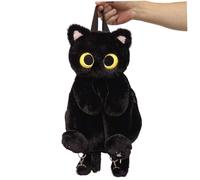 BEAHING Sac à dos en peluche pour chat mignon avec bandoulière réglable, élégant et pratique, chaton de dessin animé, animal pour collation, téléphone portable, cosmétiques