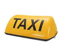 BEAHING Signe de Taxi Jaune Chaud Haut Auto-adhésif lempe de Cabine avec Un décor de luminosité du Bouchon Identification Facile Signe de Cabine LED Signaux de la Lampe de la Lampe