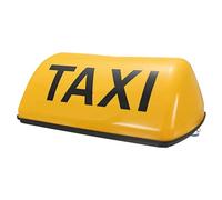 BEAHING Signes de Taxi pour Les Voitures, Signe de Taxi de Taxi Chaud Jaune Top Auto-adhésif Lampe de Cabine avec Un décor de luminosité de Bouchon