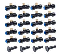 BEAHING Système de Brume, 20pcs de brumisation Brume, 1/4 '' t-shuse buse à Slip, buse pulvérisateur Tuyau pour Refroidissement du système extérieur