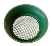 BEAHING Tamis de Sol Rond de 7.9 Pouces, Tamis Jardin en métal à Mailles 1/7 Pouces pour tamiser Le Sol, Le Sable et Les Petits graviers