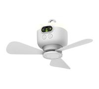 BEAHING Ventilateur de plafond portable, ventilateur suspendu rechargeable 8 000 mH avec télécommande et 3 vitesses