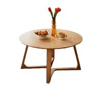 beaka Table Basse Salon Ronde Moderne, Plusieurs Tailles, Table Centrale D'appoint avec Pieds en Pin for Salon Chambre À Coucher, Bureau, Balcon (Color : Original Colour, Size : 70 * 45cm)