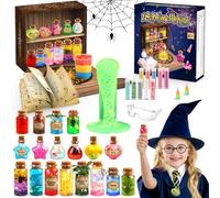 Beakut Potion Magique Enfant, Mystère Coffret Magie Jouet avec 18 Fioles, Kit de Loisir Créatif Scientifiques, Jeux Educatif Anniversaire Cadeau Activite Manuelle Bricolage Fille Garcon 6 7 8 9 10 Ans