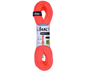 Beal - Corde d'alpinisme - Gully 7.3mm Golden Dry Orange - Taille 40 m Orange 40 m