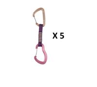 BEAL - Dégaines escalade - Pulp Quickdraw 11cmx5 Matt Pink - Degaine Pack | Beal