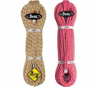 BEAL Ice Line 8.1mm Gd 2x50m - Mixte - Rose / Vert - taille Unique- modèle 2025