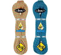 Beal - Lot 2 cordes à double - Ice Line Golden Dry 8,1mm Anis-Emeraude - Taille 2 x 50m - Bleu Bleu 2 x 50m