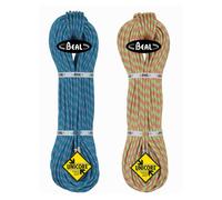 Beal - Lot 2 cordes à double - Ice Line 8.1mm Golden Dry Pack Anis Emeraude - Taille 2 x 50m - Jaune Jaune 2 x 50m