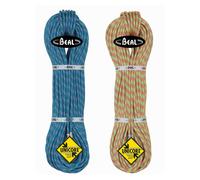 Beal - Lot 2 cordes à double - Ice Line 8.1mm Golden Dry Pack Anis Emeraude - Taille 2 x 60m - Jaune Jaune 2 x 60m