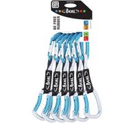 Beal - Pack de 6 dégaine d'escalade - Pack Be Free Rubber x6 - Taille 17 cm - Blanc Blanc 17 cm