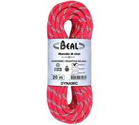 BEAL Rando 8mm Gd X 20m - Mixte - Rouge - taille Unique- modèle 2026