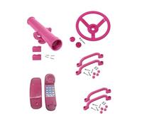 BEALIFE Accessoires de Jeux pour Enfants : pour Joie et Excitation en Plein air, Jeux dans Le Jardin pour Tous Les Enfants, balançoire Bateau Pirate, cabane dans Les Arbres, Cadeaux, Modèle A