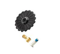 BEALIFE Accessoires et pièces pour VTT : Galet de dérailleur arrière, Robuste, en Alliage d'aluminium, pour Une Transmission exceptionnelle. Guide-Roue Libre et rallonge de, Noir, 17T