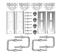 BEALIFE Accessoires pour remorque de Bateau : boulons en U, pour Bateau de pêche voilier. Kit de Fixation Compact et Facile à Installer. Galvanisé pour Une résistance et Une