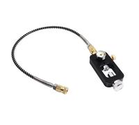 BEALIFE Adaptateur de plongée avec Valve et système de Remplissage Haute Pression 4500 psi. Station de Remplissage de Bouteilles Régulateur au Choix. Système de et de, Noir, 24 Pouces