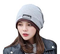 BEALIFE Bonnet de couvre-chef élégant et chaud, chapeau Anti-Radiation à ondes électromagnétiques, casquette Anti-Radiation en fibres acryliques chaudes et élégantes, Gris clair