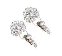BEALIFE Boutons de couture en alliage et strass, boutons bec de canard, boucles diamant, solutions décoratives élégantes pour la confection de vêtements, accessoires de
