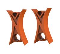 BEALIFE Butée pour archet de violon - Accessoires pour archets - Pièces détachées pour archets - Unique - Étudiants et adultes apprenant à jouer du violon - Garantit, orange, 1.3 x 1. x cm