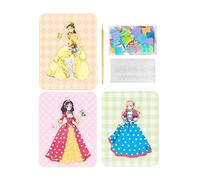 BEALIFE Carnet de Dessin à Picots DIY, Livre de Dessin Mode, Jouet éducatif pour Enfants, activité d'habillage Amusante et captivante pour Les Filles, Kits Bricolage en Papier, Jouets et Cadeaux pour