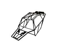 BEALIFE Châssis de voiture RC facile à installer avec arceau de sécurité et carrosserie robustes. Accessoires pour véhicules RC, châssis avec arceau sécurité pour crawler 1/10.