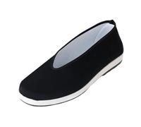 BEALIFE Chaussures Traditionnelles Chinoises, Respirantes, antidérapantes, Semelles en Caoutchouc, Vieilles Chaussures de Pékin, Noir, Trente-Sept