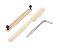 BEALIFE Chevalet et sillet de guitare acoustique efficaces, avec pontets de 5 mm x 2 mm x 7 Convient Pour aux guitares acoustiques. Pour Dimensions des pontets : 63,5 2 7 ;