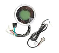 BEALIFE Compteur de tachymètre de moto à rétroéclairage LED, écran LCD numérique avec fonction d'alarme et affichage clair.