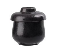 BEALIFE Cuiseur à œufs en céramique vintage de 250 ml, idéal pour les puddings et les soupes. Conserve la chaleur pour la cuisson. Convient également Pour aux œufs. Tasses à avec couvercles.,