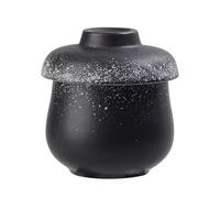 BEALIFE Cuiseur à œufs en céramique vintage de 250 ml, idéal pour les puddings et les soupes. Conserve la chaleur pour la cuisson. Convient également Pour aux œufs. Tasses à avec couvercles.,