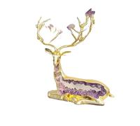 BEALIFE Décoration d'armoire attirant la richesse et la longévité des entrées, lumière de bon augure, pièce de maison porte-, richesse et chance, Or, Court