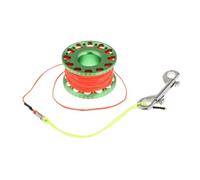 BEALIFE Dévidoir de plongée à doigt avec fil haute visibilité, équipé d'un mousqueton à double extrémité, léger et portable, en aluminium, idéal pour les plongeurs amateurs.