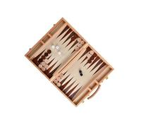 BEALIFE Divertissement engageant Jeu de société de Backgammon récréatif Activité Amusante pour Les réunions Famille L'ensemble Backgammon en Bois est fabriqué en Bois Massif Jeu société