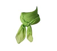 BEALIFE Écharpe en mousseline de soie Accessoires vestimentaires Couleur pure Fille Ornement Petit Foulard Simple Respirant Femmes Mouchoir, Vert émeraude